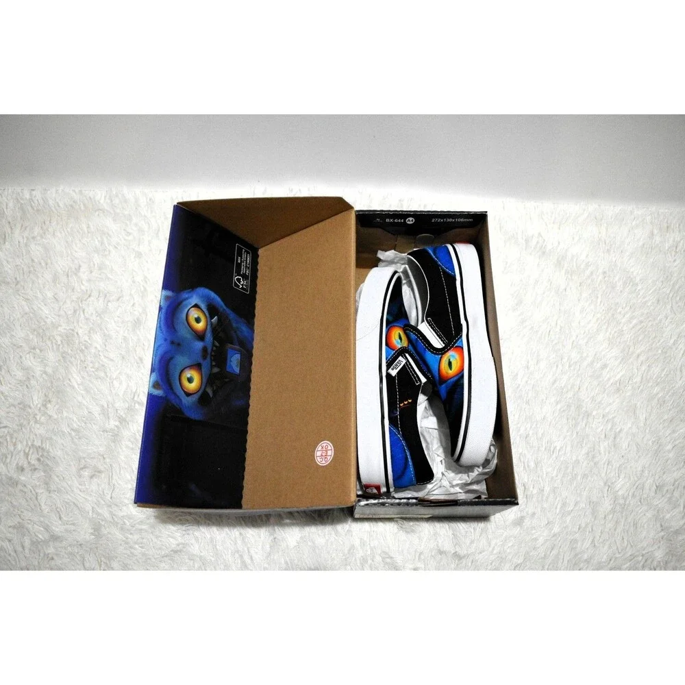 Vans x KPop Demon Hunters Little Kids Classic Slip-On Shoe DERPY Tiger Size 1.5Y
